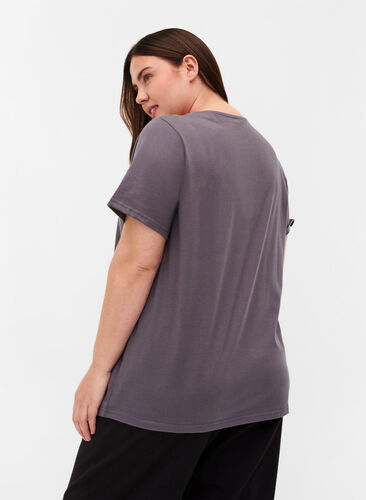 T-shirt i bomull med tryck, Magnet, Model image number 1