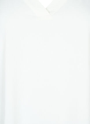 A-formad tunika med 3/4 ärmar, Bright White, Packshot image number 2