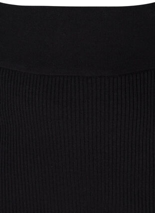 Tight stickad kjol, Black, Packshot image number 2