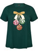 Jul-t-shirt i ekologisk bomull, Gr&ouml;n, Packshot image number 0
