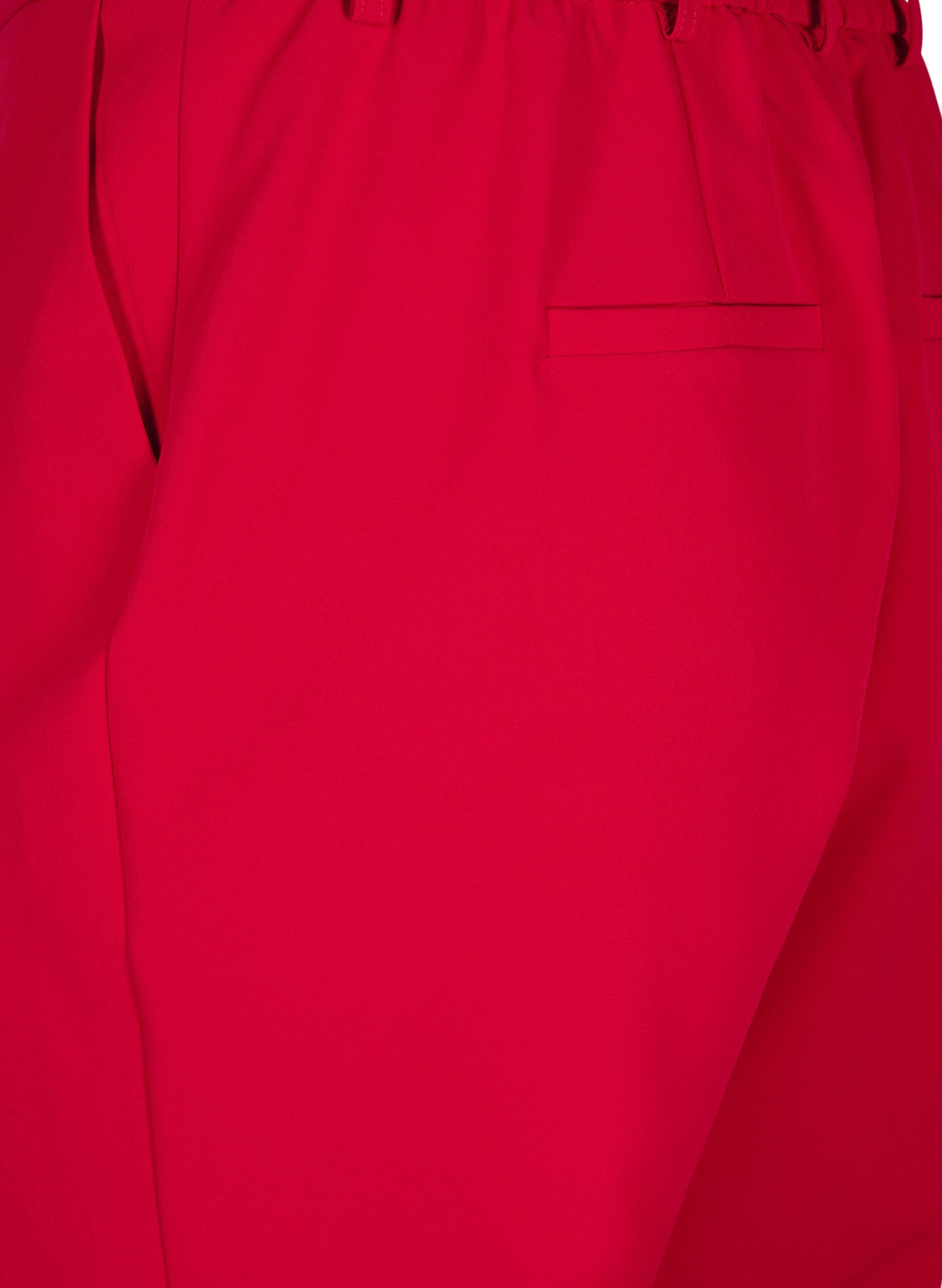 ZizziKostymbyxor med fickor, Tango Red, Packshot image number 3