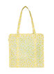Shoppingv&auml;ska med dragkedja, Gul, Packshot image number 0