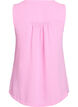 &Auml;rml&ouml;s topp med rynkdetaljer, Rosa, Packshot image number 1