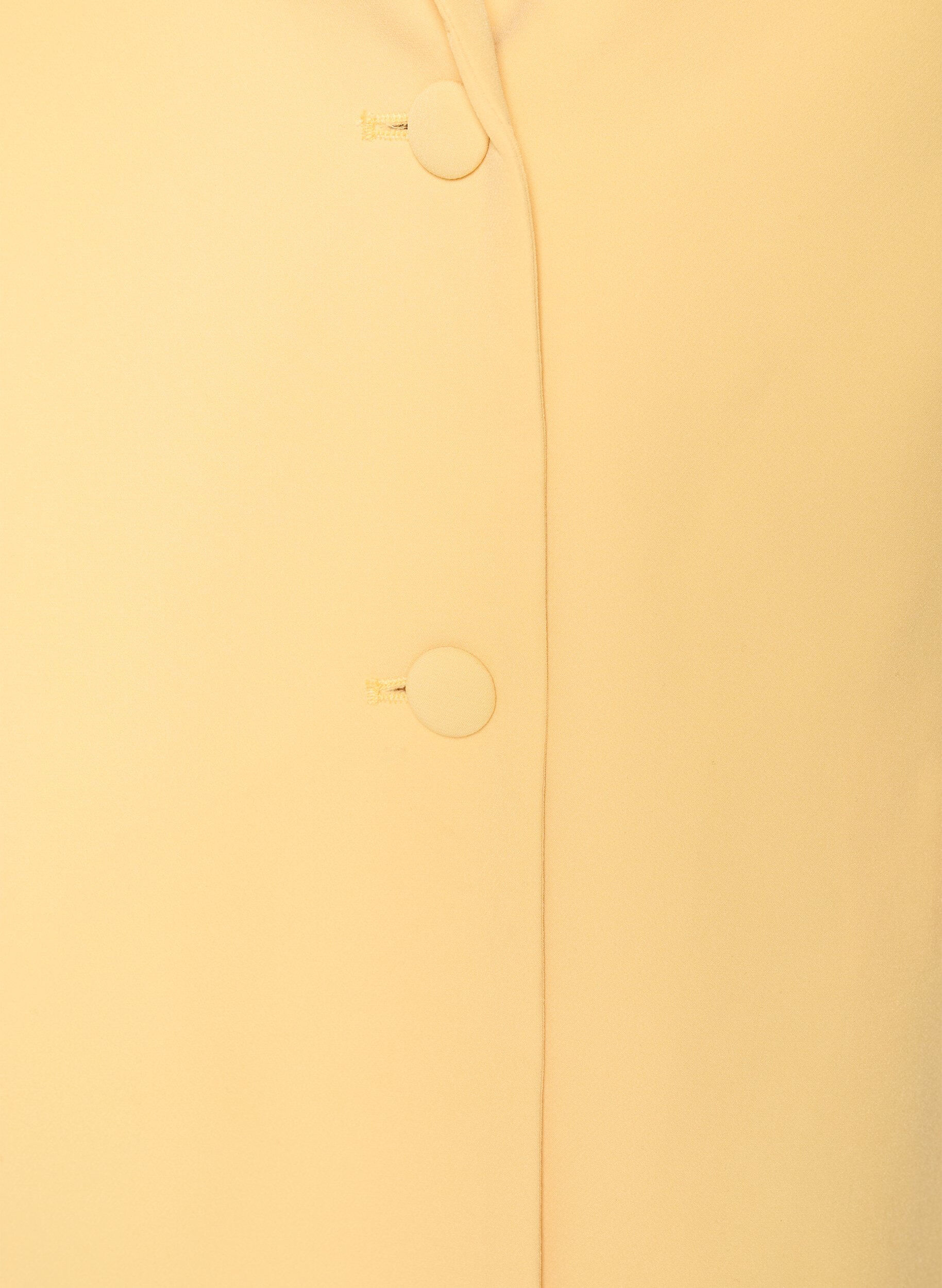 Zizzi Klassisk kavaj med knappst&auml;ngning, Gul, Packshot image number 2