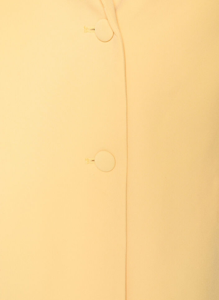 Klassisk kavaj med knappst&auml;ngning, Gul, Packshot image number 2