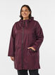 Mönstrad regnkappa, Mörk Bordeaux, Model image number 0