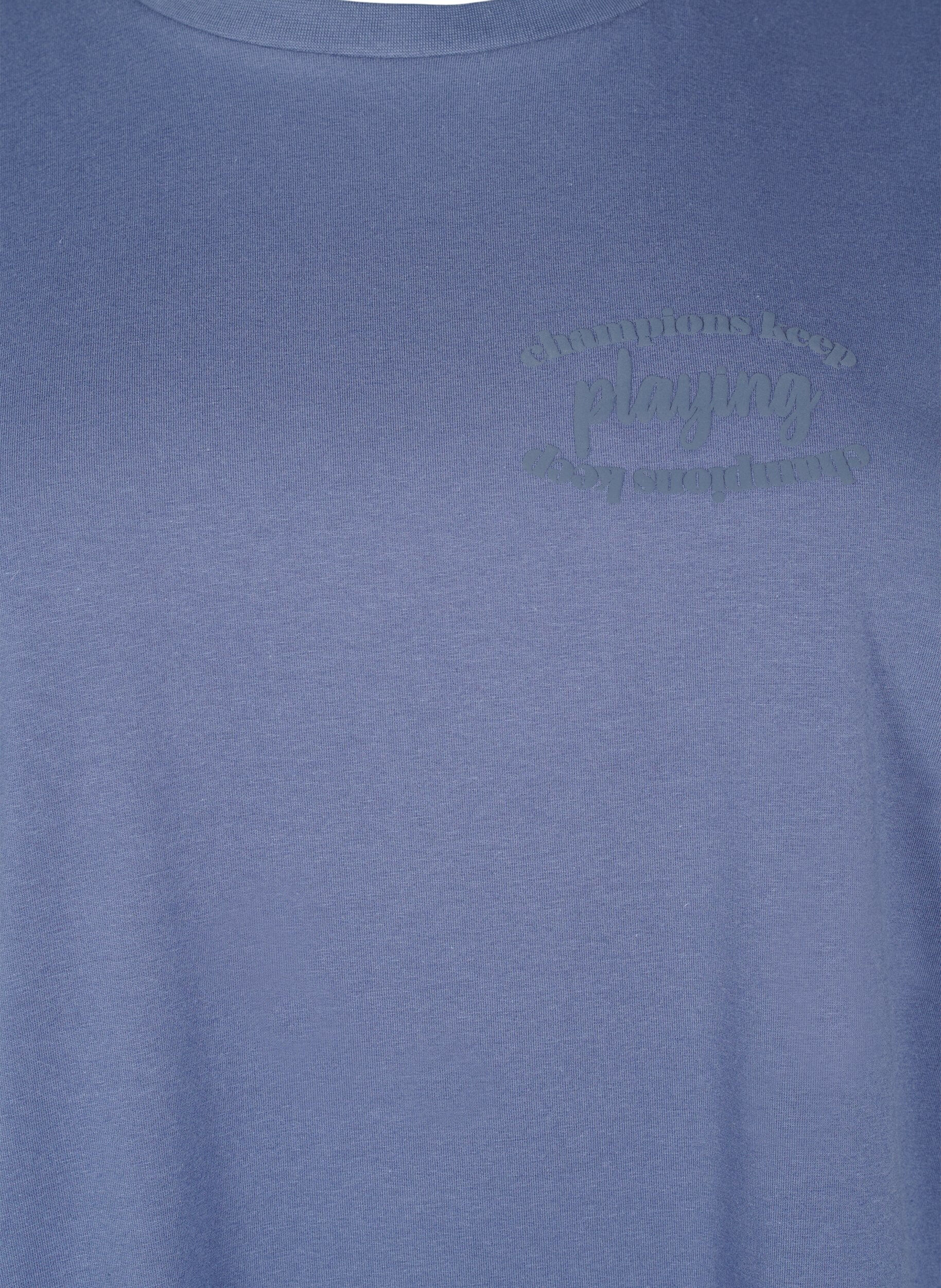 ZizziSportig t-shirt i ekologisk bomull, , Packshot image number 2