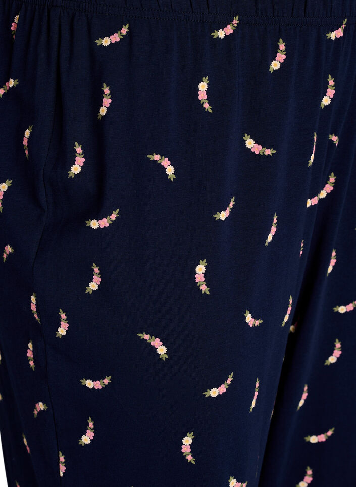M&ouml;nstrade pyjamasbyxor, Bl&aring;, Packshot image number 2