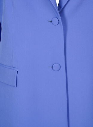 Klassisk blazer med knapp, Wedgewood, Packshot image number 2