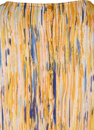 Långärmad tunika med tryck, Apricot AOP, Packshot image number 3