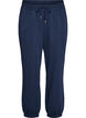 Sweatpants med h&ouml;g midja och dragsko, Bl&aring;, Packshot image number 0