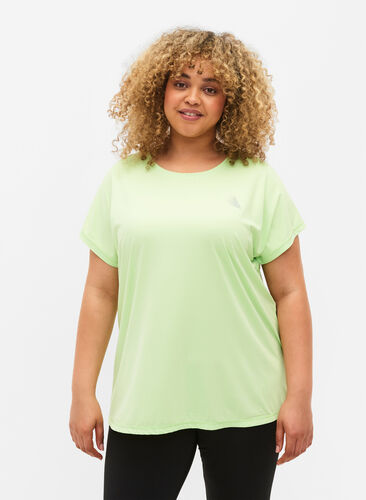Kortärmad t-shirt för träning, Paradise Green, Model image number 0
