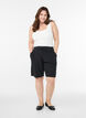L&ouml;sa shorts i bomull med fickor, Svart, Model image number 1