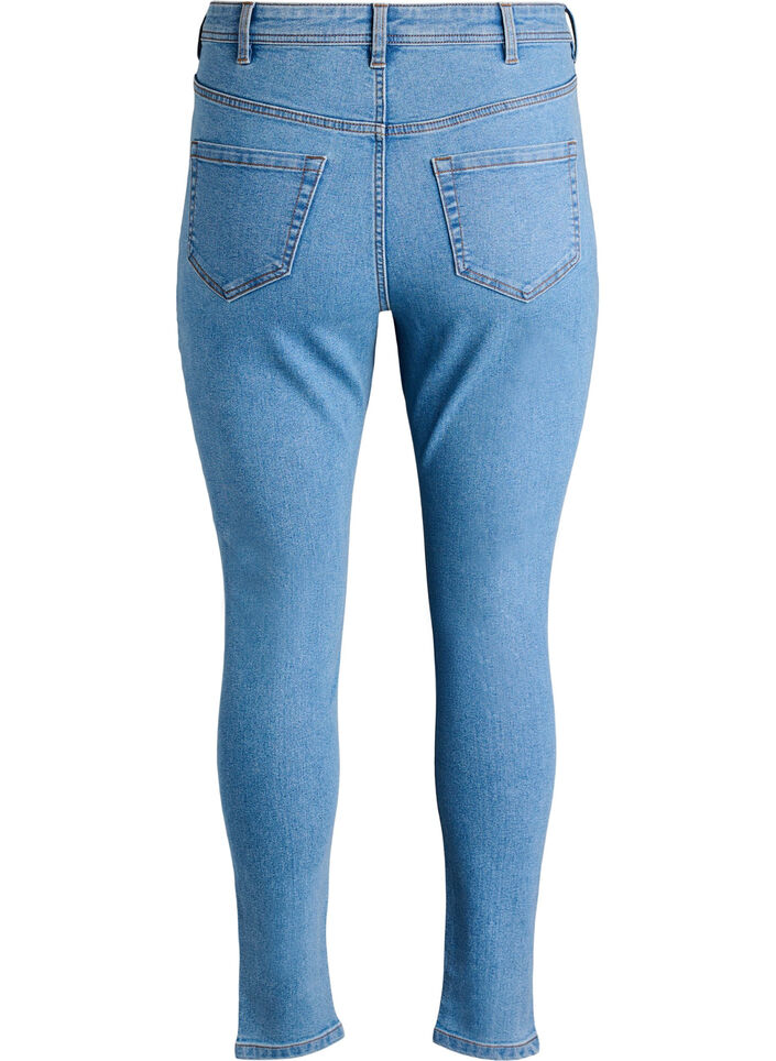 Super slim fit-jeans, Bl&aring;, Packshot image number 1
