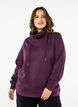FLASH - Sweatshirt med hög krage, Plum Perfect, Model image number 0