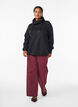 Sweatshirt med h&ouml;g krage och fickor, Svart, Model image number 1