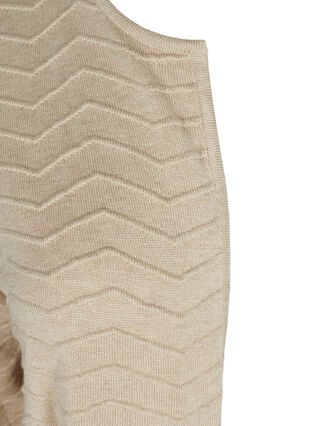 Lång stickad cardigan med mönster, Nomad as sample, Packshot image number 2