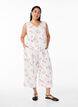 Culottebyxor med tryck, Vit, Model image number 0