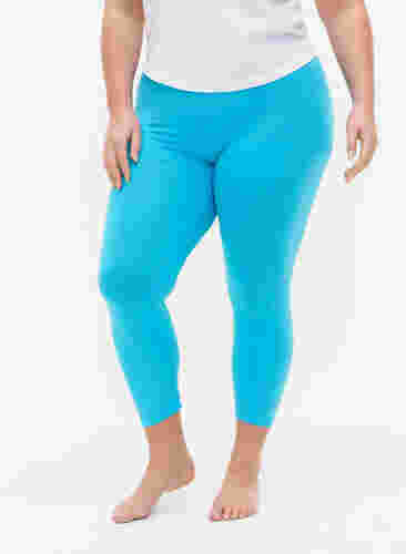 3/4 bas-leggings, Blue Atoll, Model image number 2