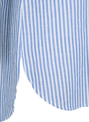 Randig tunika med V-ringad hals och knappar, Surf the web Stripe, Packshot image number 3