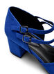 Pumps med dubbla remmar, Bl&aring;, Packshot image number 3