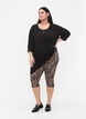 2-pack 3/4 leggings, Black / LEO AOP, Model image number 0