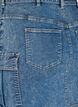 Åtsittande denimkjol med cargoficka, Blue Denim, Packshot image number 3