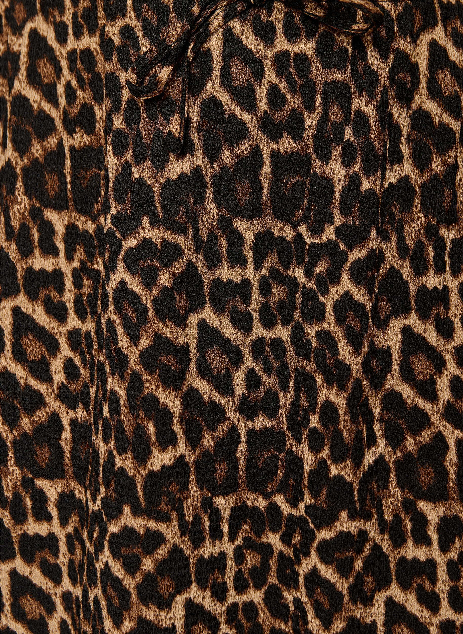 Zizzi L&aring;ngkjol med knytsk&auml;rp och volangkant, Svart, Packshot image number 2