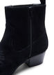 Wide fit - Ankelboots i mocka, Black, Packshot image number 3