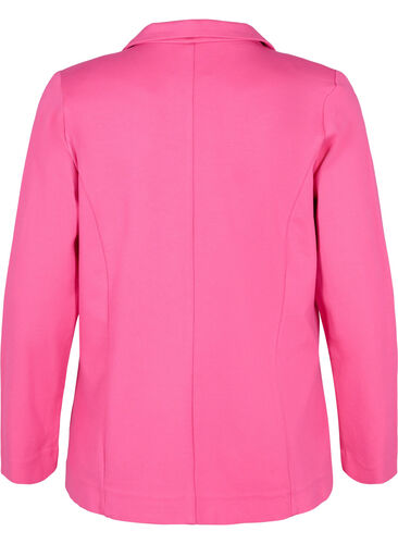 Enkel blazer med knapp, Shocking Pink, Packshot image number 1