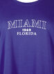 T-shirt från FLASH med tryck, Royal Blue Miami, Packshot image number 2