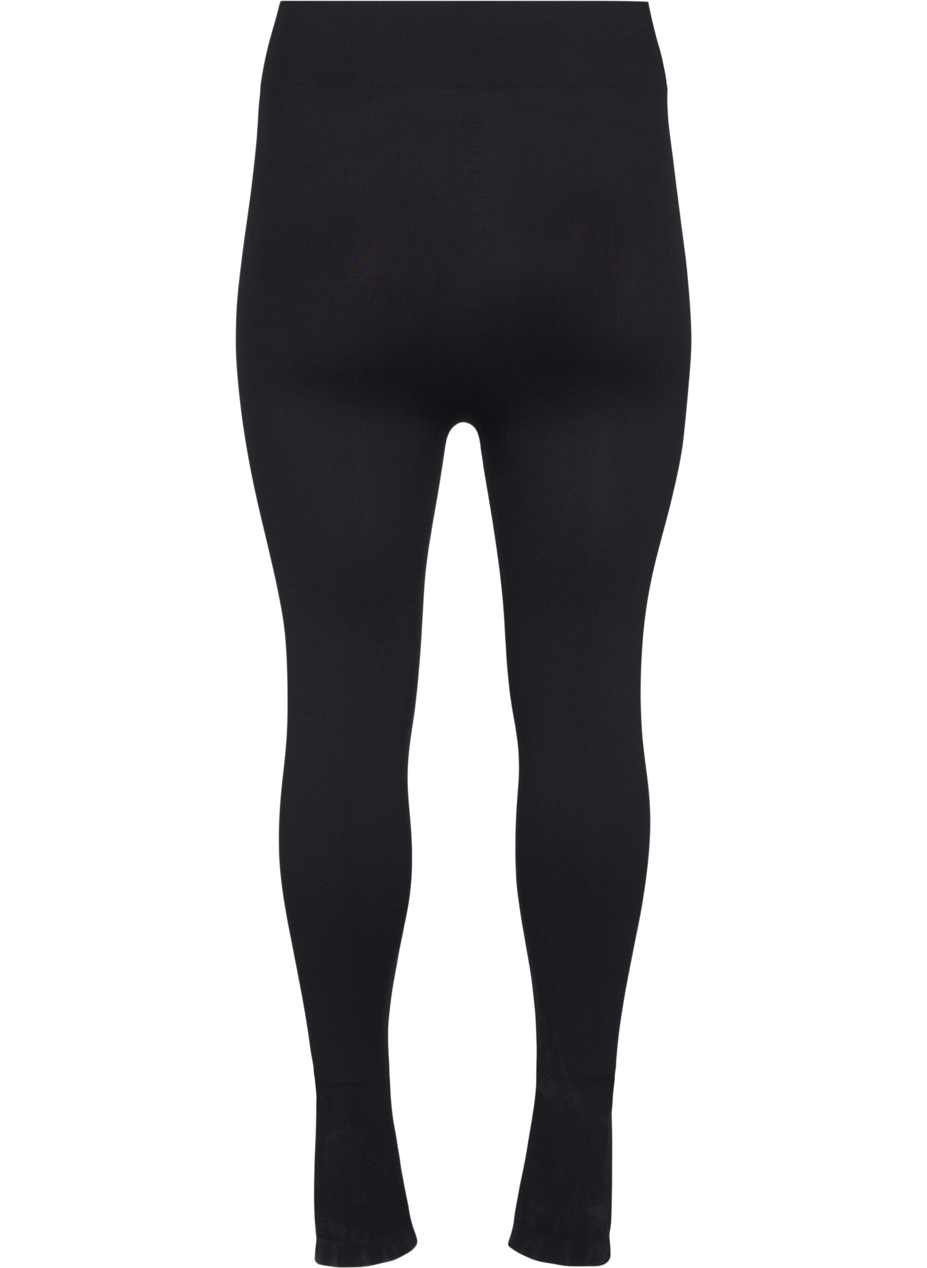 ZizziSeamless basleggings, Svart, Packshot image number 1