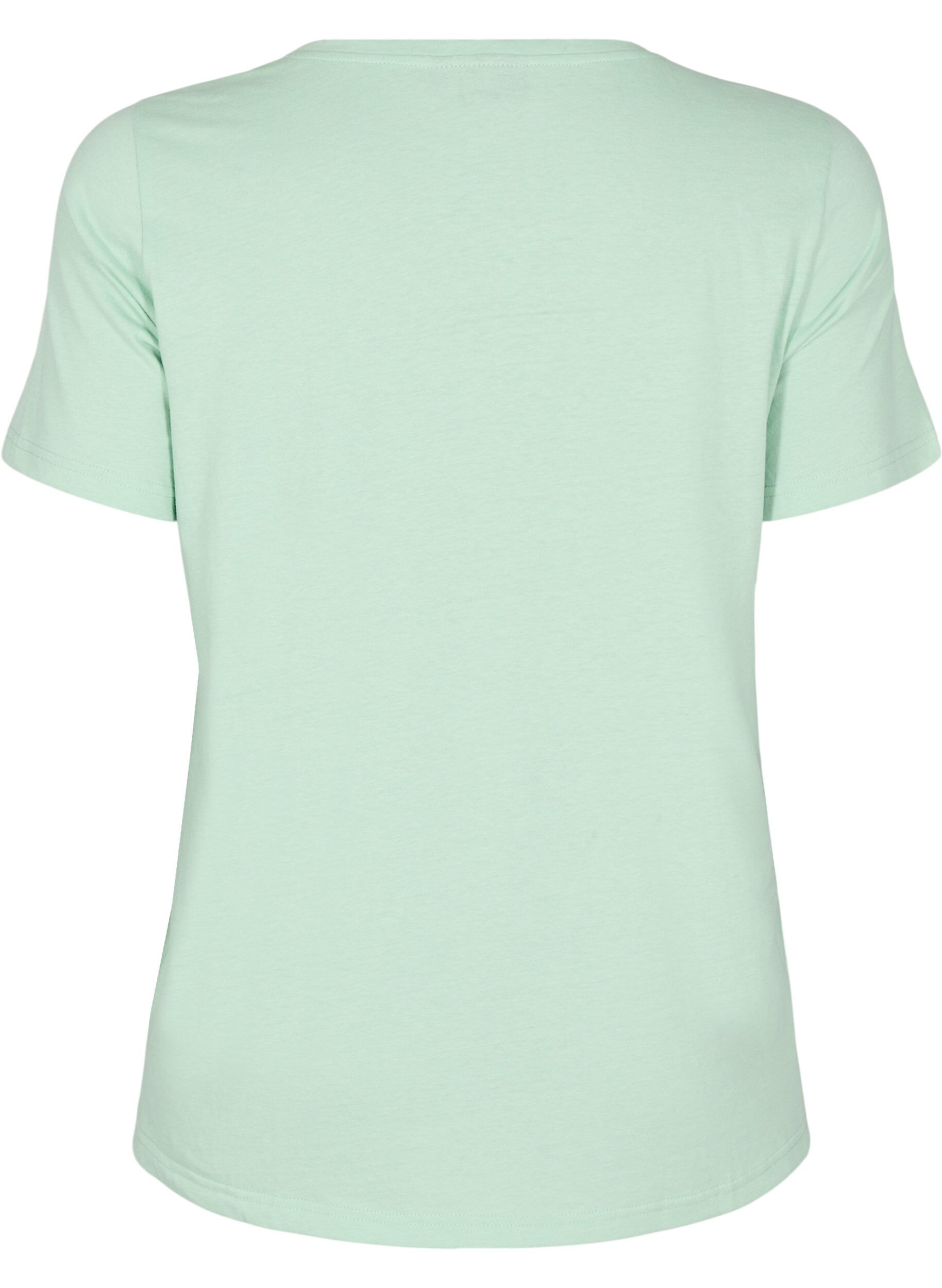 Zizzi FLASH - T-shirt med tryck, Gr&aring;, Packshot image number 1