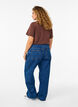 Jeans med vida ben och h&ouml;g midja, Bl&aring;, Model image number 1