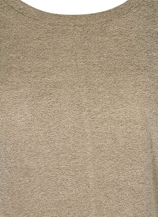 Enfärgad tröja med långa ärmar, Caramel Cream, Packshot image number 2