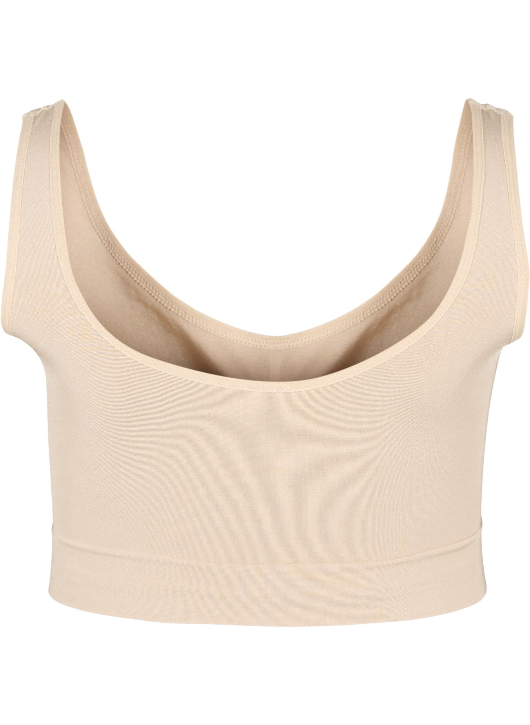 ZizziMjuk bh utan vaddering, Beige, Packshot image number 1