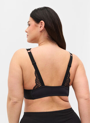 Bh ryggdel med spets, Black Lace 1, Model image number 0