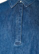 Blus i denim med ballongpassform, Bl&aring;, Packshot image number 2