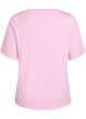 T-shirt i TENCEL&trade; Lyocell med r&auml;nder, Rosa, Packshot image number 1