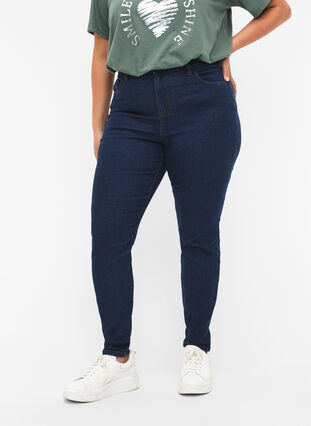 FLASH - Jeans med super slim passform, Blue denim, Model image number 2