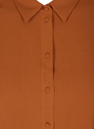 Tunika med knappstägning, Leather Brown ASS, Packshot image number 2