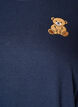 T-shirt i ekologisk bomull med nallebj&ouml;rnsmotiv, Bl&aring;, Packshot image number 2