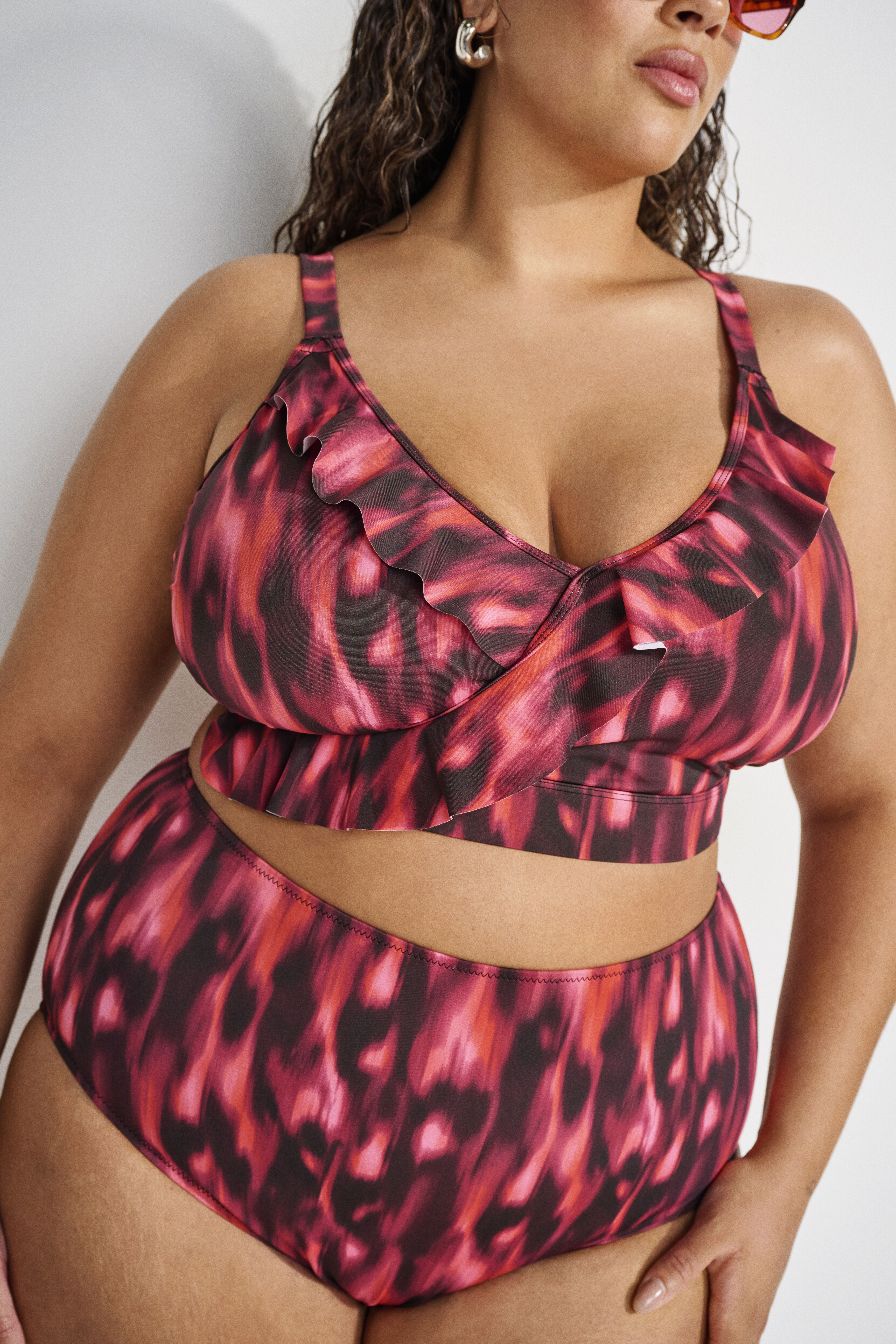 Zizzi Rufflad bikini, , Model