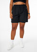 Träningshorts med innershorts, Svart, Model image number 3