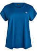 Enf&auml;rgad tr&auml;nings-T-shirt, Bl&aring;, Packshot image number 0