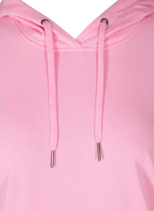 Sweatshirt med huva och ficka, Prism Pink, Packshot image number 2