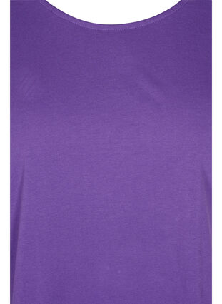 T-shirt i bomullsmix, Ultra Violet, Packshot image number 2