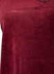 Topp i velour med spetskant, R&ouml;d, Packshot image number 2