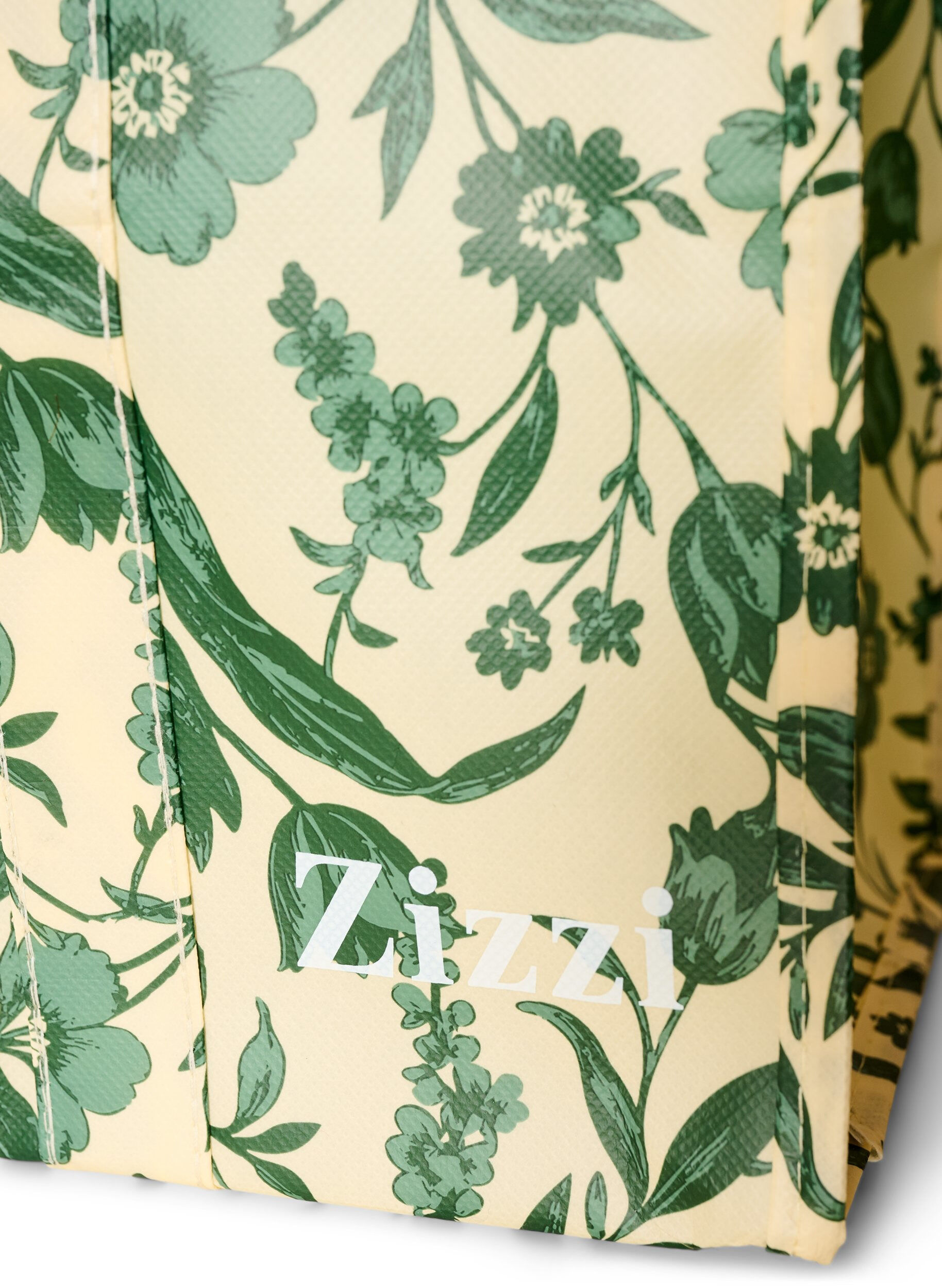 ZizziShoppingv&auml;ska med dragkedja, Gr&ouml;n, Packshot image number 2