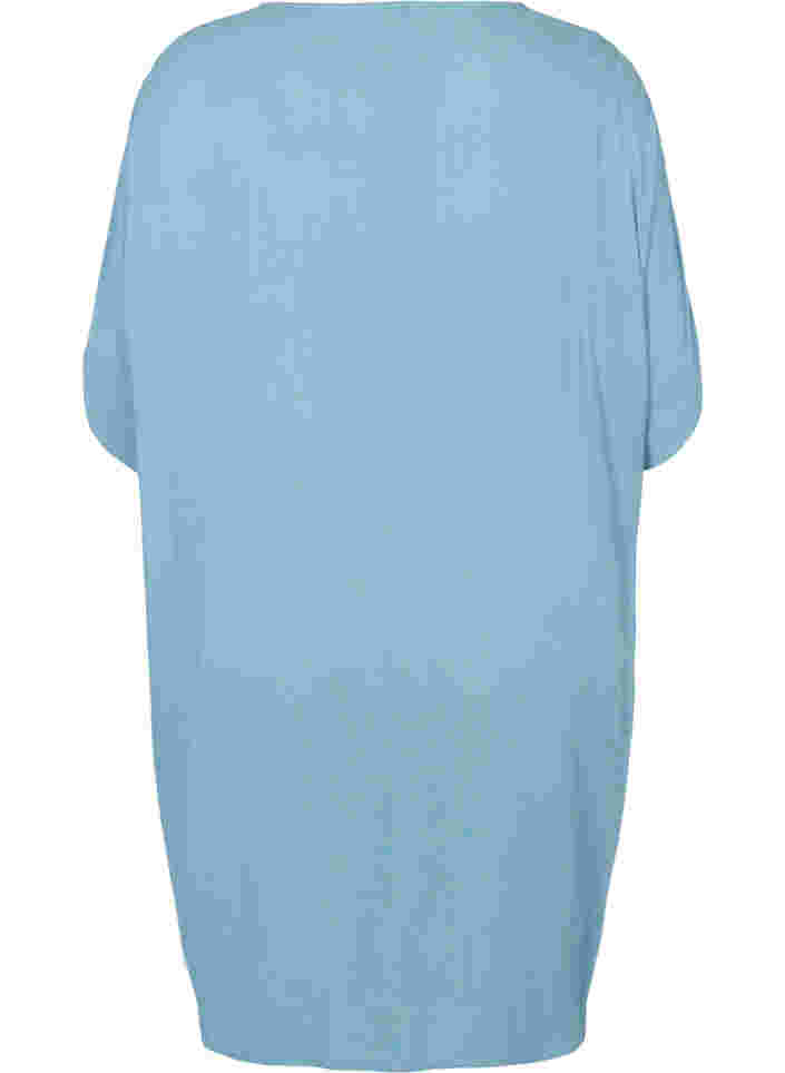 Kortärmad strandklänning i viskos, Citadel, Packshot image number 1